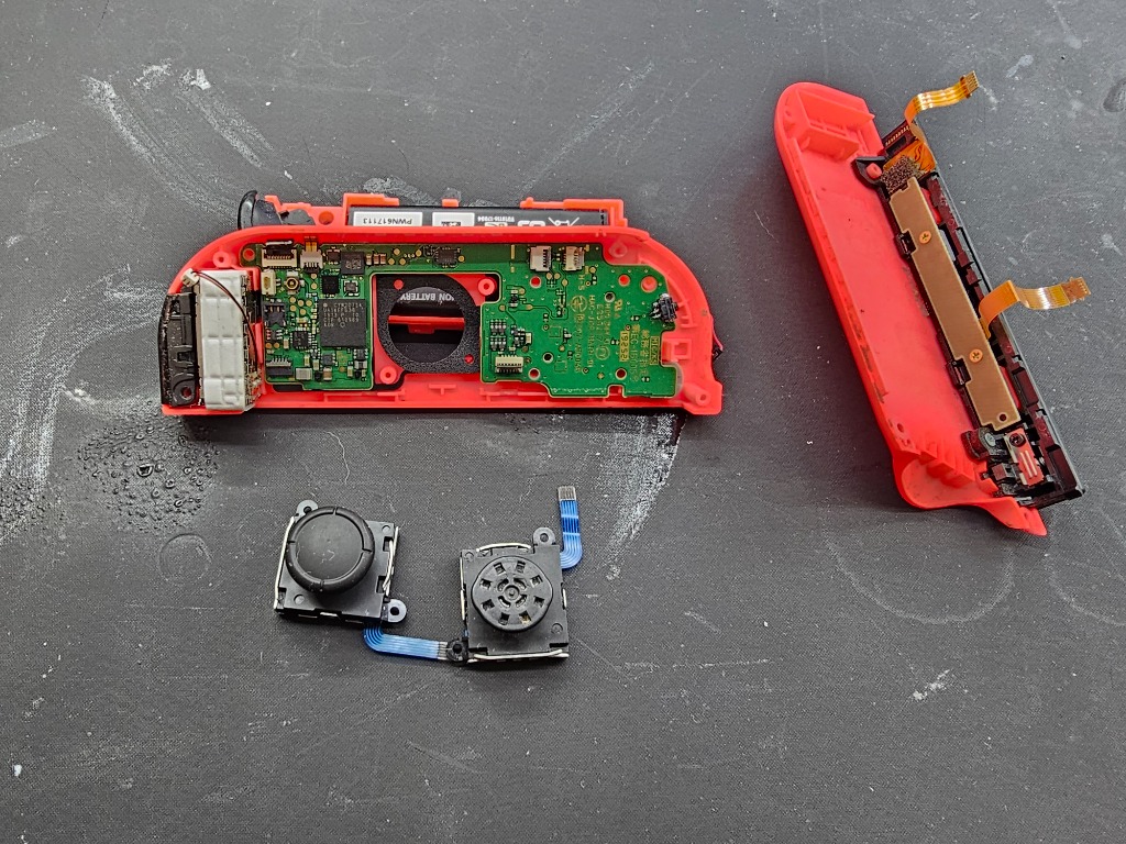 Remplacement de module joystick Joy-Con Nintendo Switch en atelier